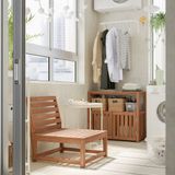 IKEA NAMMARÖ tekli bahçe koltuğu açık kahverengi - 39529156