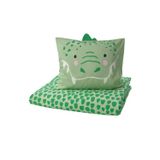 IKEA Natthager çocuk nevresim takımı yeşil, 150x200/50x60cm