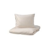 IKEA Nattjasmin Açık Bej Tek Kişilik Nevresim Seti