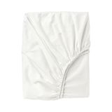 IKEA Nattjasmin Beyaz 90x200 cm Tek Kişilik Lastikli Çarşaf