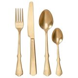 IKEA NATTKLOT 6 kişilik çatal bıçak takımı altın rengi - 10623890