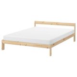 IKEA NEIDEN/LINDBADEN çift kişilik karyola huş - 69496003