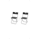 IKEA Nemostore Gunde Katlanabilir Sandalye Siyah 2 li set