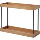 Ikea Nålblecka Bambu Mutfak Rafı 38 x 13 x 28 cm Tezgah Üstü Düzenleyici Baharatlık - Bambu Rengi