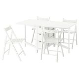 IKEA NORDEN/FRÖSVI mutfak masası takımı beyaz - 49568816