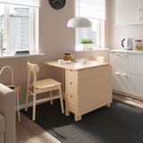 IKEA NORDEN/RÖNNINGE mutfak masası takımı huş - 99442607