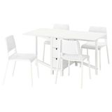 IKEA NORDEN/TEODORES mutfak masası takımı beyaz - 89568824