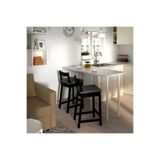 IKEA Nordviken 62 cm Siyah Bar Sandalyesi