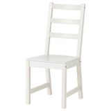 IKEA NORDVIKEN ahşap sandalye beyaz - 00369111