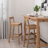 IKEA NORDVIKEN bar sandalyesi antika vernik - 90488548