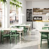 IKEA NORRAKER/RÖNNINGE mutfak masası takımı huş-yeşil - 69297230