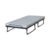 Ikea Norrudden Siyah 80X193 cm Misafir Yatağı katlanır Misafir Yatağı - Taşınabilir Portatif Tek Kişilik Karyola ve Yatak Seti - 80 x 195 cm