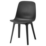 IKEA ODGER plastik sandalye antrasit - 50457313