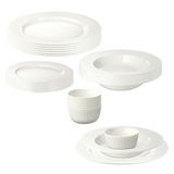 IKEA OFANTLIGT yemek takımı beyaz - 00102219