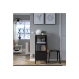 IKEA ofis dolabı, siyah, 41x101 cm