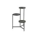 IKEA Olivblad Çiçeklik, 3 Katlı, Koyu Gri, 58 cm