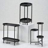 IKEA Olıvblad Çiçeklik Seti (58 cm - 56 cm - 35 cm 3 Adet ) - Siyah