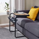 IKEA OLSERÖD yan sehpa siyah-koyu gri - 40530917