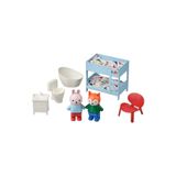 IKEA oyuncak mobilya, çok renkli, yatak odası,banyo