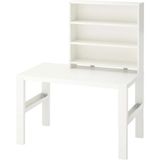 IKEA Pahl Çocuk Çalışma Masası Beyaz 96 x 58 cm Kitaplıklı