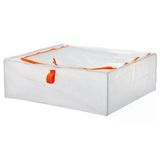 Ikea Parkla Hurç Beyaz Turuncu 55X49x19 Cm Saklama Kutusu