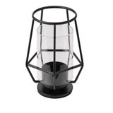 IKEA PARLBAND tealight mumluk, siyah, 10 cm
