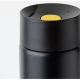 IKEA Paslanmaz Çelik Termos, 0,4 Litre - 400 ml - Siyah