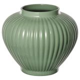 IKEA PELARBJÖRK seramik vazo gri-yeşil - 00607310