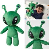 IKEA Peluş Aftonsparv 34 cm Yeşil Renk Uzaylı Alien Yumuşak Peluş Oyuncak