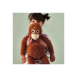 IKEA Peluş Yumuşak Oyuncak Kahverengi El ve Ayakları Cırtlı Maymun 66 cm