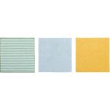 IKEA Pepprig Çift Taraflı Çok Renkli 28X28 cm Mikrofiber Bez 3'lü