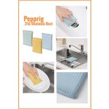 IKEA Pepprig Ovalama Bezi, Çok Renkli, 3'lü Set