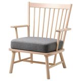 IKEA Persbol Huş Tibbleby Bej Gri Tekli Koltuk