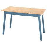 IKEA PINNTORP mutfak masası açık kahverengi boyalı-mavi boyalı çam - 20635171