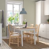 IKEA PINNTORP mutfak masası takımı beyaz-kahverengi - 89564449