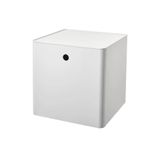 IKEA Plastik Kuggıs Kapaklı Kutu, Beyaz, 32x32x32 Cm Beyaz 1