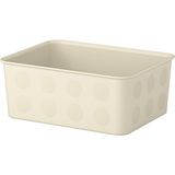 IKEA Plastik Plastik Nojıg Düzenleme Saklama Kutusu - 20X25X10 cm - Bej 1 Bej 20 x 20 Dolap / Çekmece Iç