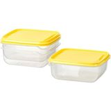 IKEA Plastik Saklama Kabı 3 Adet