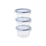 IKEA Plastik Saklama Kabı - 750 ml - Yuvarlak - 3 Adet