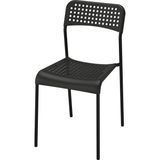 IKEA Plastik Sandalye, Siyah Renk Meridyendukkan Salon-Mutfak Sandalyesi
