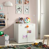IKEA PLATSA/SMASTAD çocuk dolabı beyaz - 39389189