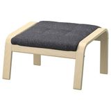 IKEA POANG ayak uzatma taburesi Gunnared koyu gri-huş