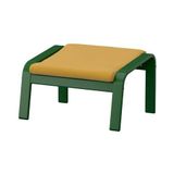 IKEA POANG ayak uzatma taburesi koyu yeşil-kelinge koyu sarı - 39625450