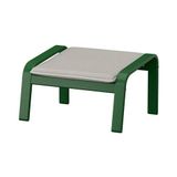 IKEA POANG ayak uzatma taburesi koyu yeşil-knisa açık bej - 29625455