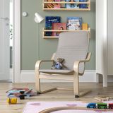 IKEA POANG çocuk koltuğu knisa açık bej - 49412561