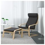 IKEA POANG sallanan koltuk hillared antrasit-huş - 19197775