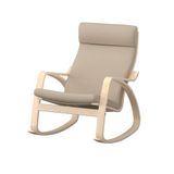 IKEA POANG sallanan koltuk kelinge bej-huş - 89625853