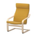 IKEA POANG sallanan koltuk kelinge koyu sarı-huş - 49617713