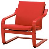 IKEA POANG sallanan koltuk kırmızı-vissle kırmızı - 99551583