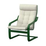 IKEA POANG sallanan koltuk koyu yeşil-gunnared bej - 39625025